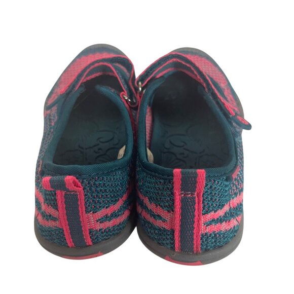 Jambu Sora Knit Mary Jane Mesh Shoes Girls Youth 13M Water Ready Pink Teal - Picture 6 of 8